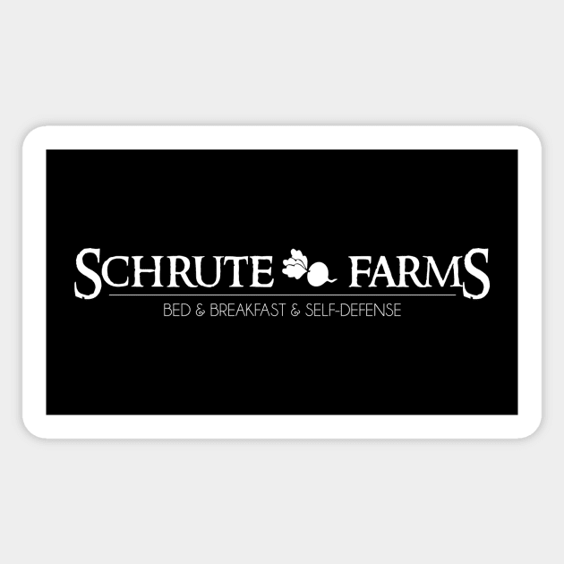 Schrute Farms: B&B Sticker by Jahshyewuh